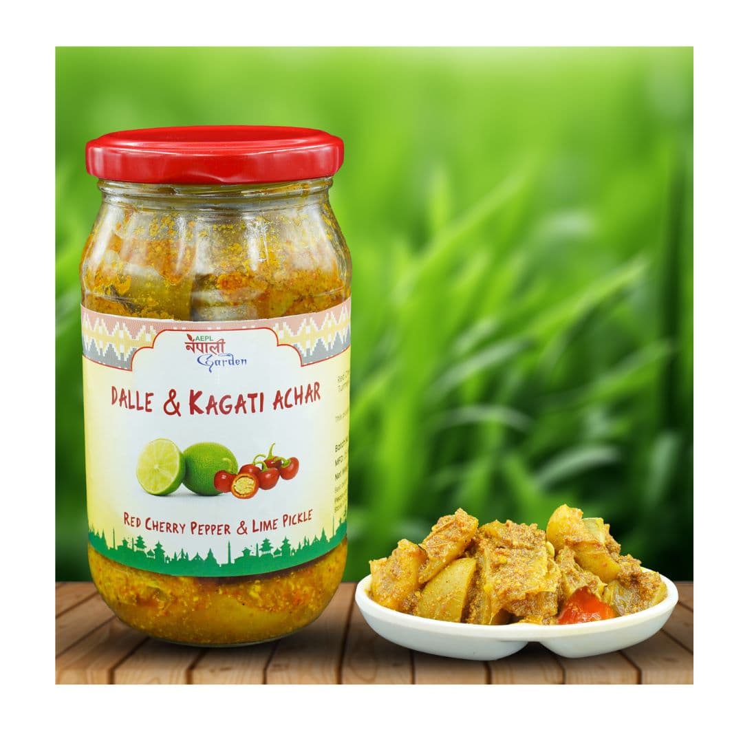 NG Red Cherry Pepper & Lime Pickle - Dalle Kagati Achar 350gm