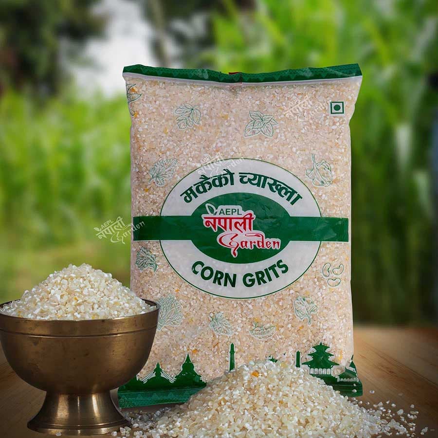 NG Corn Grits - White - Makai Chyakhla 1000gm