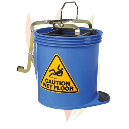 Mop wringer bucket with metal mechanism 16ltr
