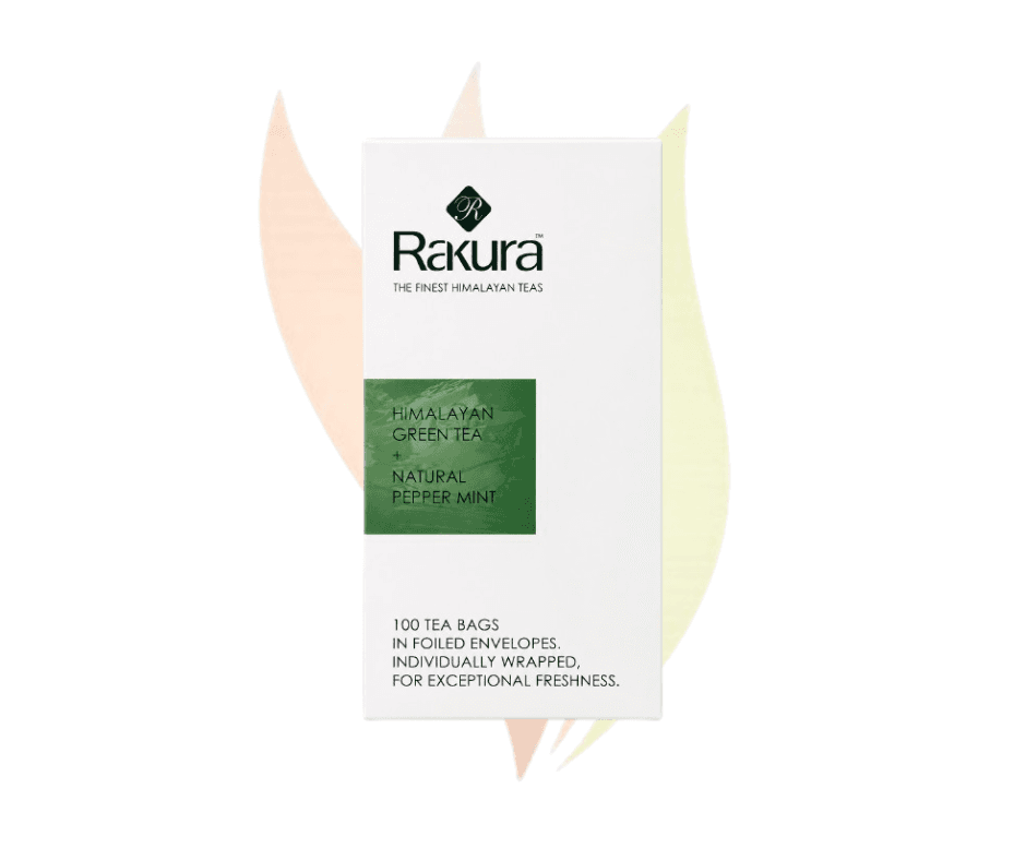 Rakura Green Tea + Natural Peppermint 100 TB