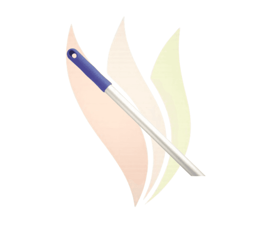 Aluminium mop handle – 145 cm length