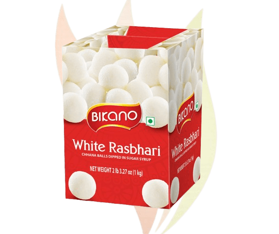 Bikano White Rasbari Tin-1kg