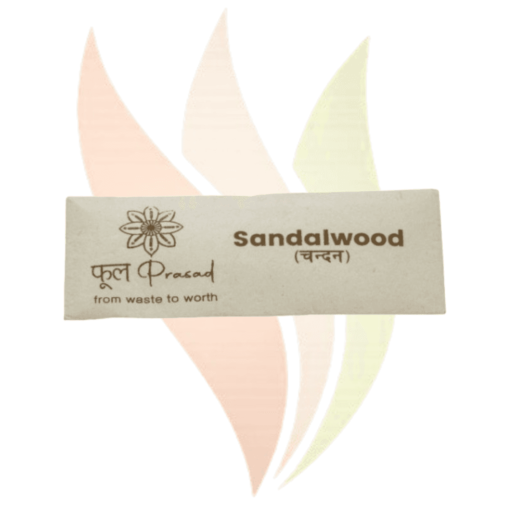 Chandan Sandalwood Tibetan Incense 10 pcs with Stand