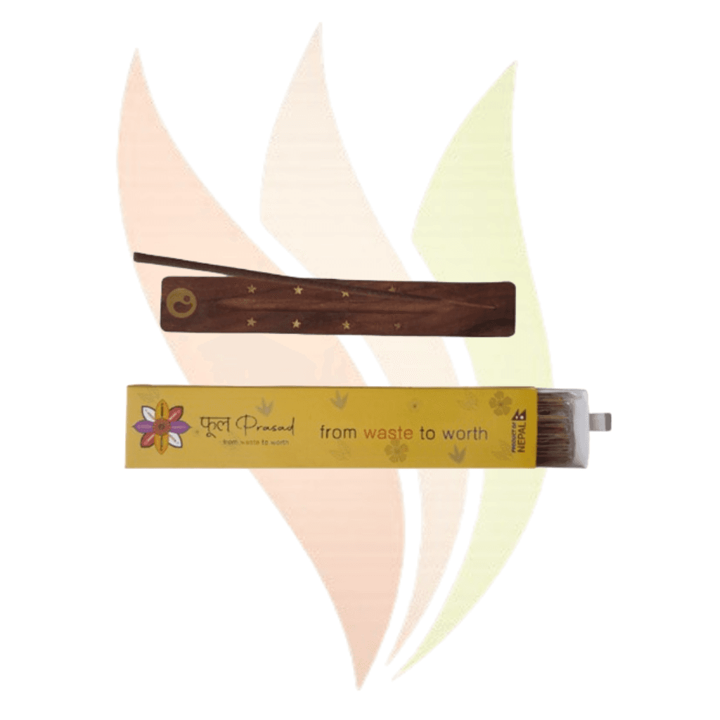 Sinke Dhoop (Stick Incense with Bamboo Stick) with free Stand